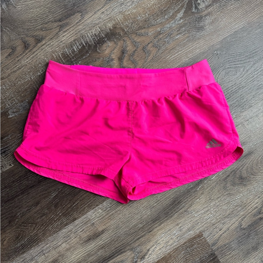 Adidas Women's Hot Pink Athletic Shorts